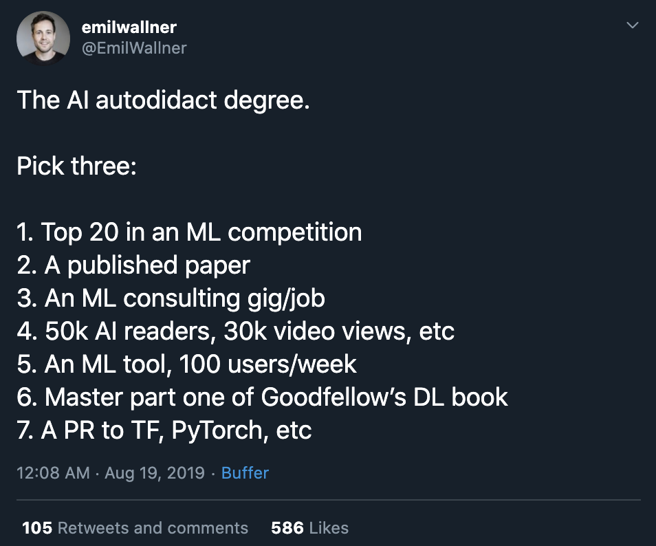 Self-taught ML researcher